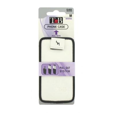 Etui universel taille M pour smartphone blanc - CLASS COLLECTION