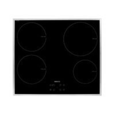 Beko HII 64400 ATX table de cuisson à induction - 60 cm - noir - vitrocéramique - avec garnitures en acier inoxydable