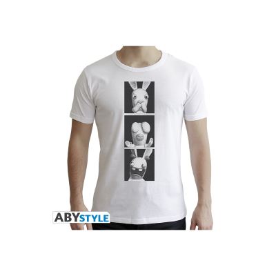 Lapins Cretins - T-shirt Lapins de la Sagesse homme MC white- New Fit - Taille XS