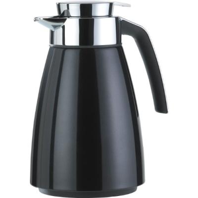 EMSA 513810 BELL PICHET ISOTHERME POIGNÉE SOFT TOUCH + COUVERCLE + BEC VERSEUR ABS CHROMÉINOX NOIR LAQUÉ 1 L