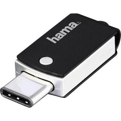 Mémoire supplémentaire usb pour smartphone tablette 32 go hama c-turn 00114976