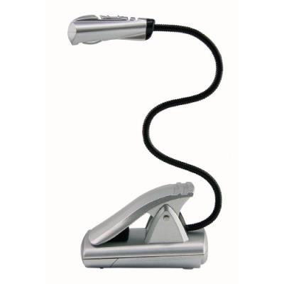 Wedo 2541054 lampe de lecture mobile led avec piles argent