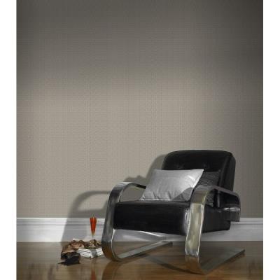 Papier Peint Design Saliz Taupe Matière Papier Couleur Taupe