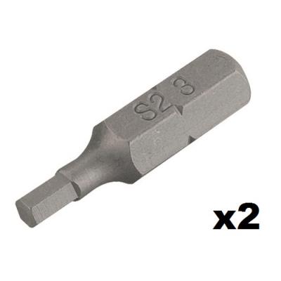 GENERIQUE - Embout de vissage hexagonal N°4 - 25 mm - Lot de 2 - Image 3