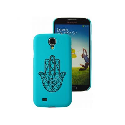 Coque Rubber MAIN Bleu Turquoise compatible Samsung Galaxy S4