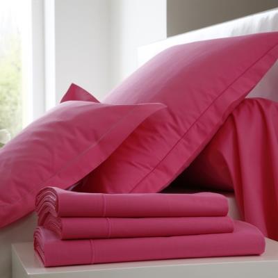 Housse de couette Percale Easy BLANC DES VOSGES 140 x 200 cm Pink