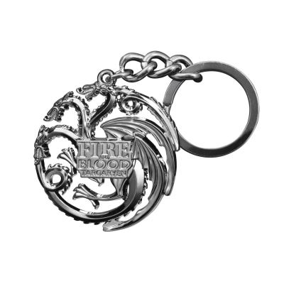 Le Trône de fer porte-clés métal Targaryen Sigil Gunmetal