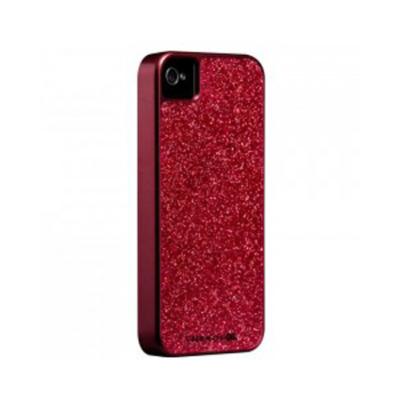 Case-Mate Glam - Beschermhoes voor mobiele telefoon - plastic - rood - voor Apple iPhone 4, 4S