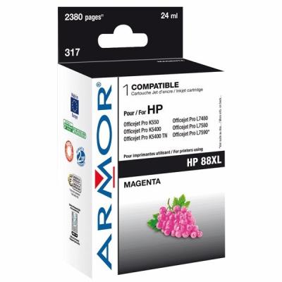 Armor 317 - hoge capaciteit - magenta - inktcartridge (alternative for: HP 88)