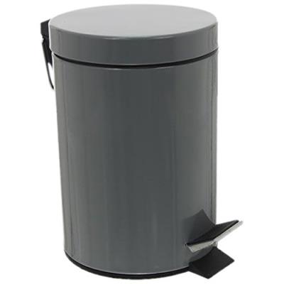 Jja 105614 poubelle métal gris 3 l