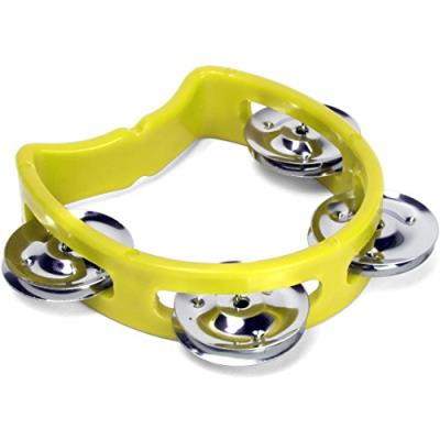 Tiger TAM7-YE Tambourin Miniature pour enfants - Jaune