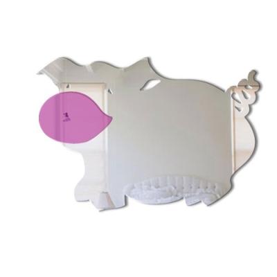 mungai mirrors miroir acrylique cochon 45 cm