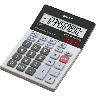 Sharp el-m711g calculatrice 10 chiffres elm711ggy