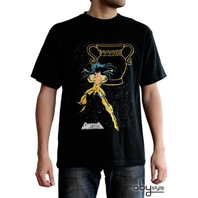 SAINT SEIYA - Tshirt Camus du Verseau homme MC black - basic (XXL)