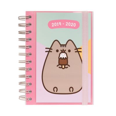 Agenda Scolaire Journalier 2019/2020 Pusheen Rose Collection S