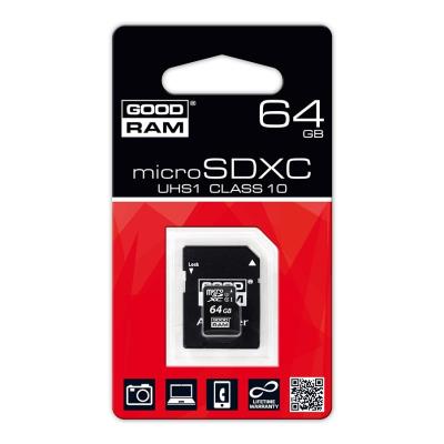GOODRAM - carte mémoire flash - 64 Go - microSDXC UHS-I