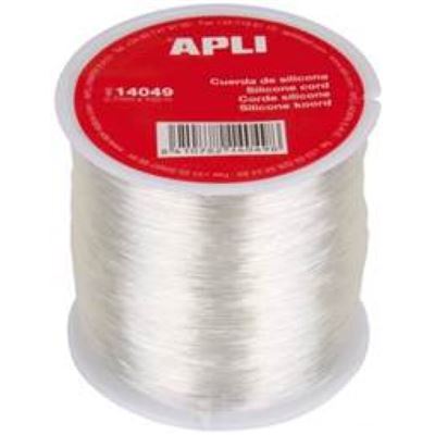 Bobine fil silicone Ø 0,7 mm transparent 100 m - apli agipa