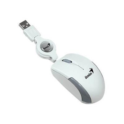 Genius Micro Traveler - muis - USB - wit