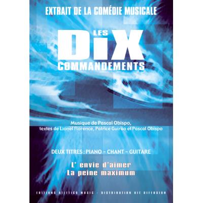 Partitions variété, pop, rock... HIT DIFFUSION OBISPO PASCAL - LA PEINE MAXIMUM ET L'ENVIE D'AIMER - PVG Format - feuillet