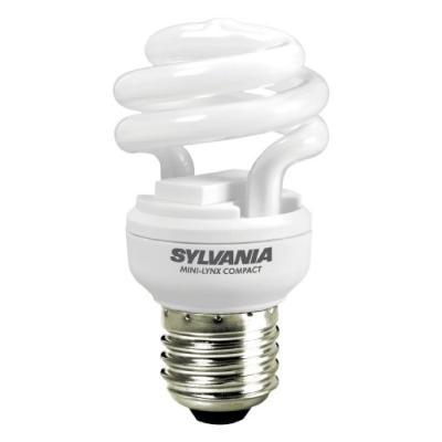 Sylvania Ampoule Spirale Basse Consommation À Allumage Instantané 6 000 Heures8 Wculot À Vis Ese27edison (Blanc Chaleureux)