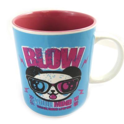 Mug céramique 'Muy Pop' bleu