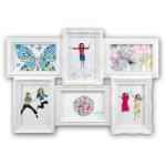 BAROQUE Cadre photo pele-mele 6 vues 10x15