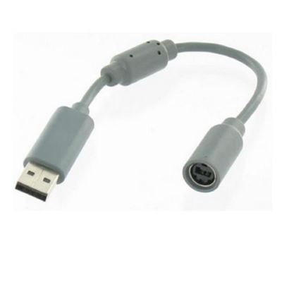 câble adaptateur USB Breakaway Rock Band pour manette xbox360 Xbox 360 sur PC - gris