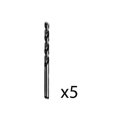 Lot De 5 Forets à Métaux Rectifiés Hss-G Standard, Din 338 Ø8.9Mm Longueur 125Mm Bosch 2608585514