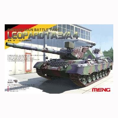 Maquette char leopard 1 a3/a4 char de bataille principal allemand 1978 meng