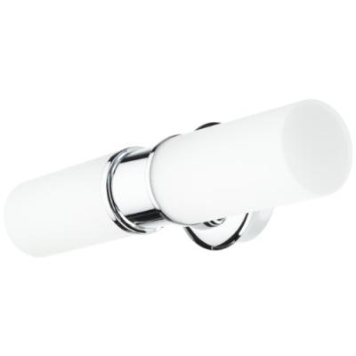 DOUBLE APPLIQUE SALLE DE BAIN VERRE OPAL ET CHROME  RANEX 3000.053