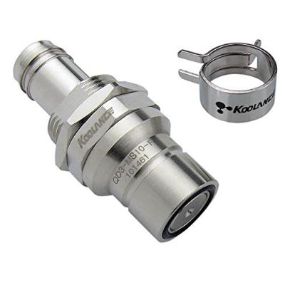 Koolance qd3 no-spill schnellverschluss mit schott male id10mm qd3-ms10-p
