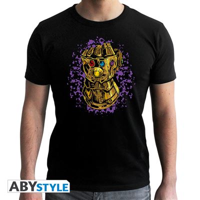 MARVEL - Tshirt Gant d'infinité homme black XL