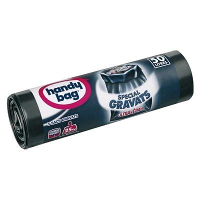 Sacs Poubelle GRAVATS X5 de 50 Litres *