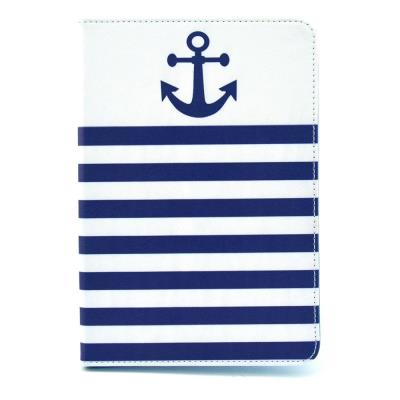 Etui en PU Anchor & Stripes pour IPAD Mini / Mini 2 / Mini 3