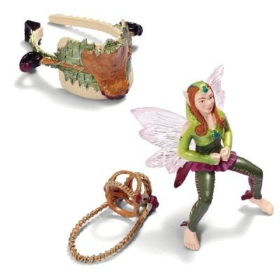 Schleich - Set d'équitation elfe des bois
