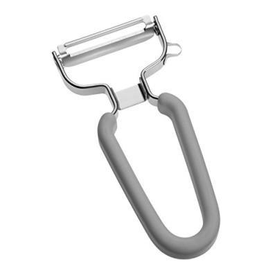 Lurch 10097 eplucheur pour asperges et autres barre légumes, inox gris flint, 10 x 1,5 x 18 cm