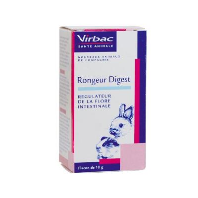 Comparer les prix de Rongeur digest virbac lapin cobaye 10g