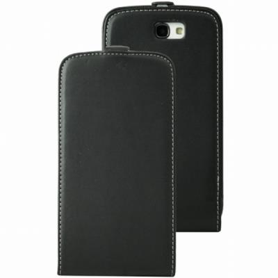 Etui à Rabat Lux Noir pour Samsung Galaxy Note 2