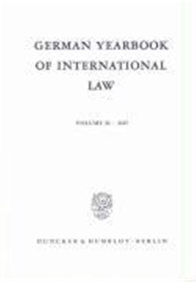 German Yearbook of International Law /Jahrbuch für Internationales Recht. Vol. 50 (2007)