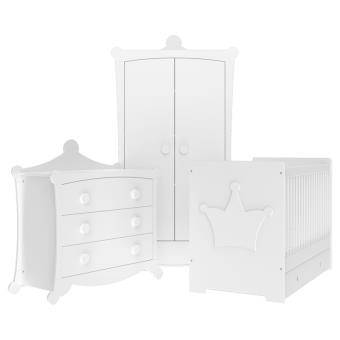 Chambre Bebe Jurassien Couronne Blanche Chambres Enfant Completes Achat Prix Fnac