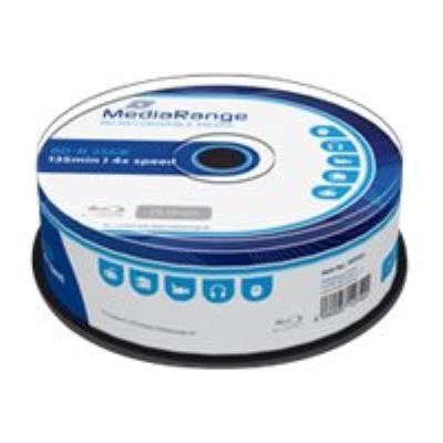 MediaRange - BD-R x 25 - 25 GB - opslagmedia