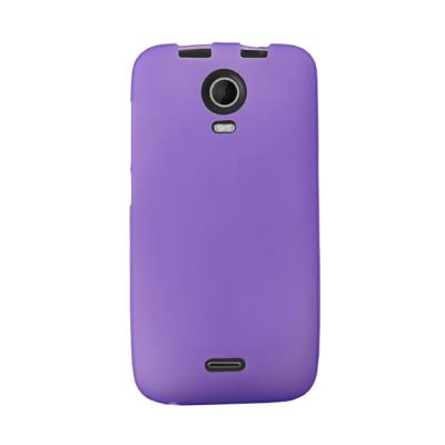 Mocca design gel frost housse semi-rigide en silicone pour wiko darkmoon violet