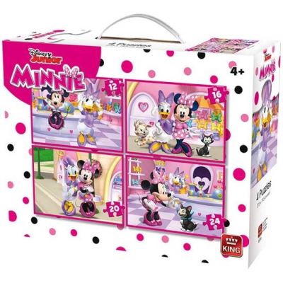 King scie sauteuse 4-en-1 Mini Mouse Bow-Tique 12-24 pièces