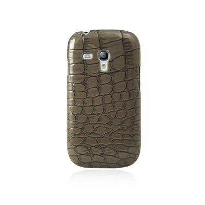 Coque Samsung Galaxy S3 Mini Croco Gris Brillant