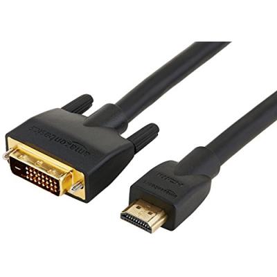 Amazonbasics câble adaptateur hdmi vers dvi 7,62 m (standard le plus récent)