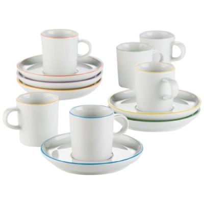 ARZBERG-PORZELLAN 2100/70657/3715 SERVICE À ESPRESSO CUCINA COLORI 12 PIÈCES