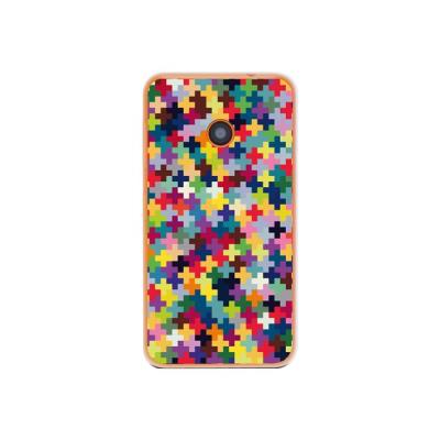 Muvit - Achterzijde behuizing voor mobiele telefoon - wit/meerkleurig - voor Apple iPhone 5, 5s
