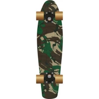 Skateboard Retro Plastic 22 Pattern Prohibition Street Camo