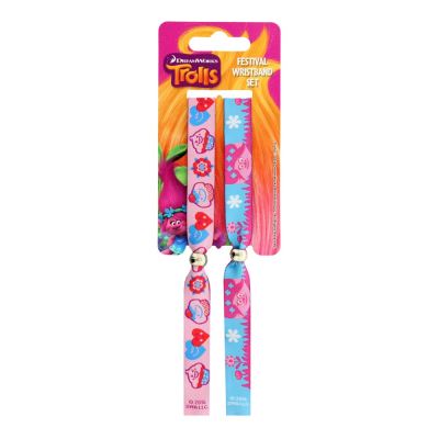 Trolls Set de 2 bracelets Festival
