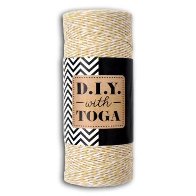 Ficelle beige & blanche 100 m